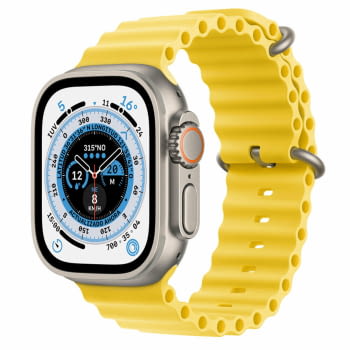 Apple Watch Ultra/ GPS/ Cellular/ 49mm/ Caja de Titanio/ Correa Ocean Amarilla - 2