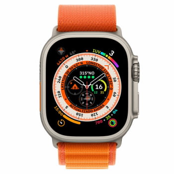 Apple Watch Ultra/ GPS/ Cellular/ 49mm/ Caja de Titanio/ Correa Loop Alpine Naranja S - 1