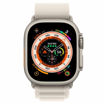 Apple Watch Ultra/ GPS/ Cellular/ 49mm/ Caja de Titanio/ Correa Loop Alpine Blanco S - 1