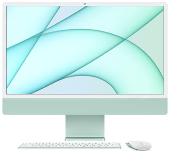 Apple iMac 24" Retina 4.5K/ Chip M1 CPU 8 Núcleos/ 8GB/ 256GB/ GPU 7 Núcleos / Azúl (duplicate) - 1