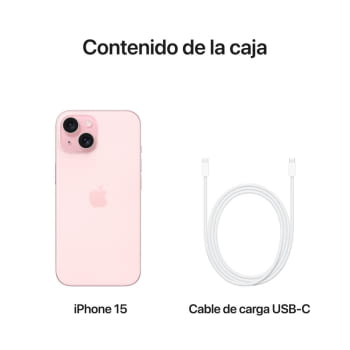 Apple iPhone 15 128Gb/ 6.1"/ 5G/ Rosa - 2