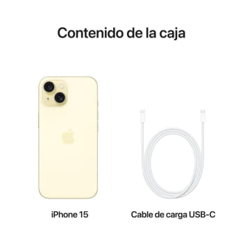 Apple iPhone 15 128Gb/ 6.1"/ 5G/ Amarillo - 2
