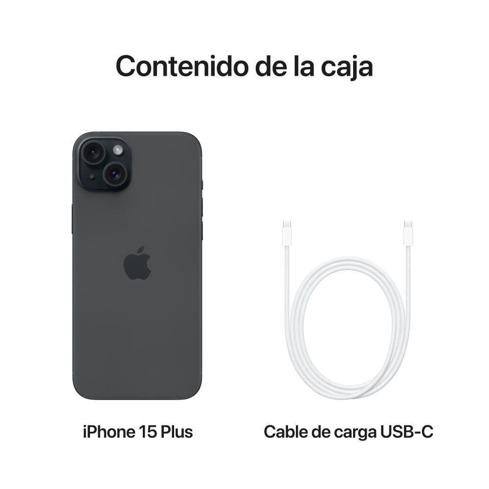 Apple iPhone 15 Plus 256Gb/ 6.7/ 5G/ Negro