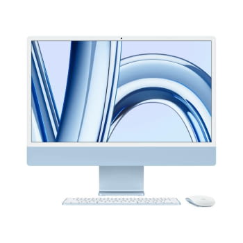 Apple iMac 24" Retina 4,5K / M3 8-Core CPU/ 8Gb/ 256Gb SSD/ 8-Core GPU/ Azul - 1