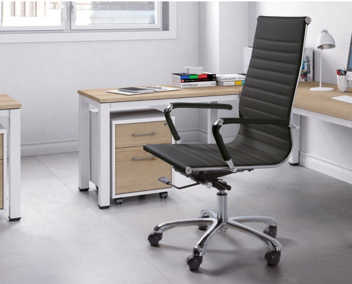 silla oficina de polipiel modelo Boss