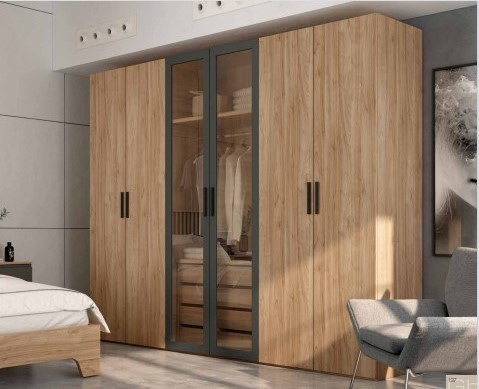 Armario 6 puertas abatibles