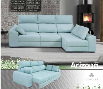 SOFA CHAISE LONGE SISTEMA DE CARRO ARIZONA