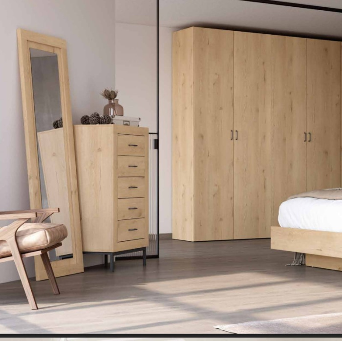 ARMARIO 4 PUERTAS ABATIBLES EVO JORDAN