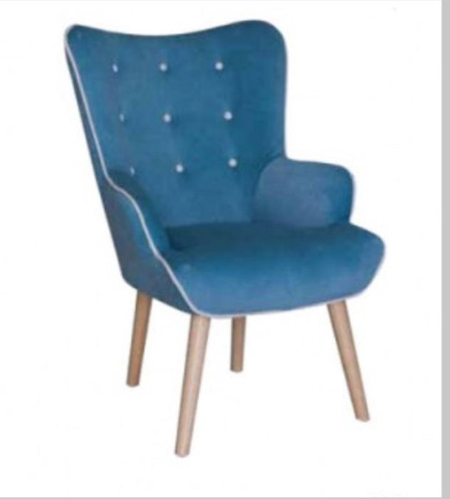 Butaca fija con botones modelo Oslo