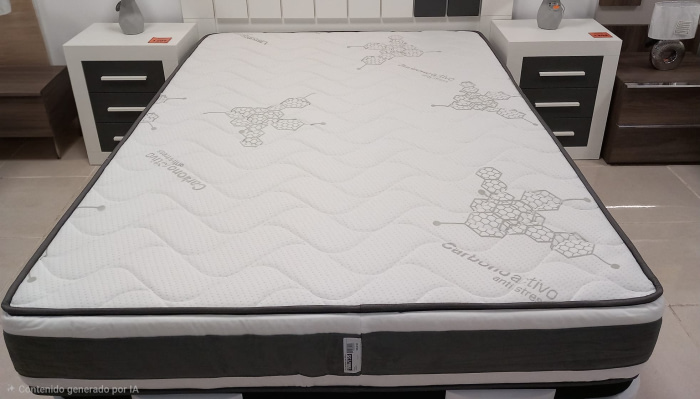 COLCHON MODELO VISCO CARBONO ESPECIAL ANTIESTRES