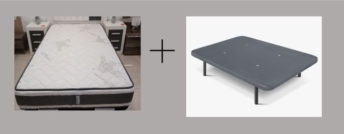 Pack descanso 02 carbono 24 con base tapizada