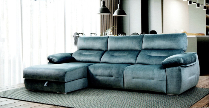 Chaiselongue modelo Celia  asiento viscoelástico relax eléctrico dos motores