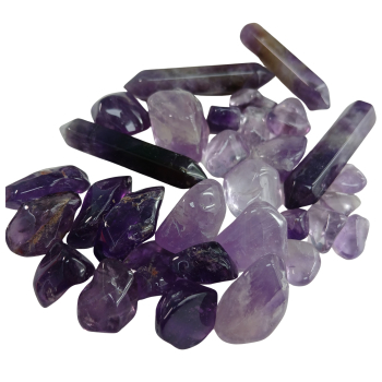 Canto rodado de amatista