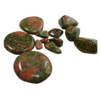 Canto rodado de unakita - 2