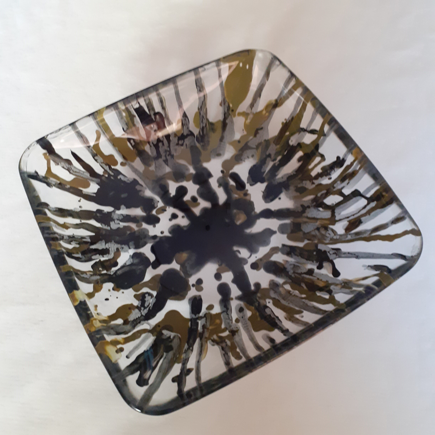 Safata quadrada, en vidre de 19,50 x 19,50 cm (duplicate)