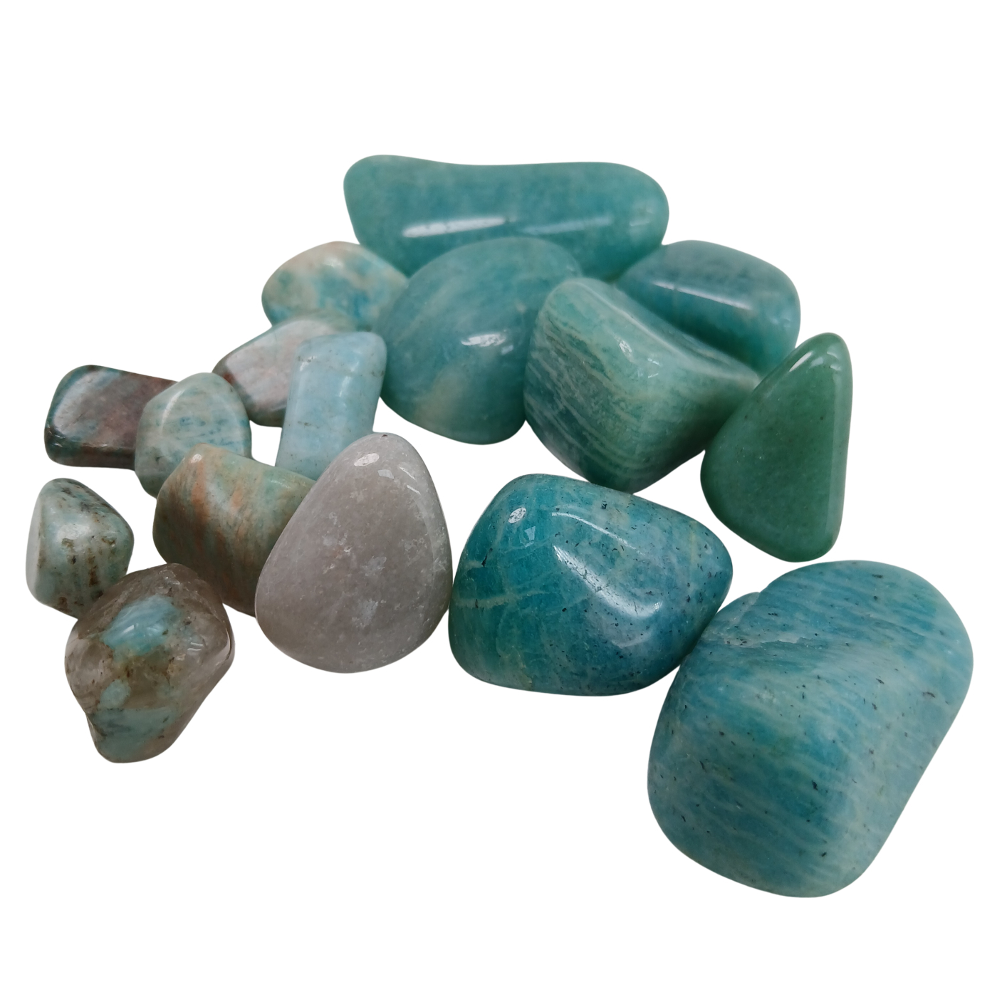 Canto rodado de Amazonita - 