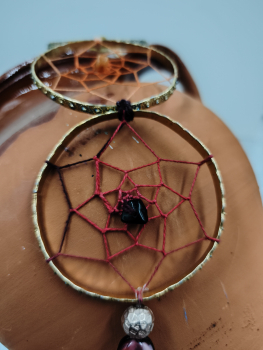 Atrapasols daurat i blau - 8