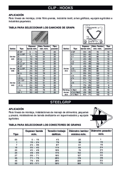 Grapas Clipper Hooks
