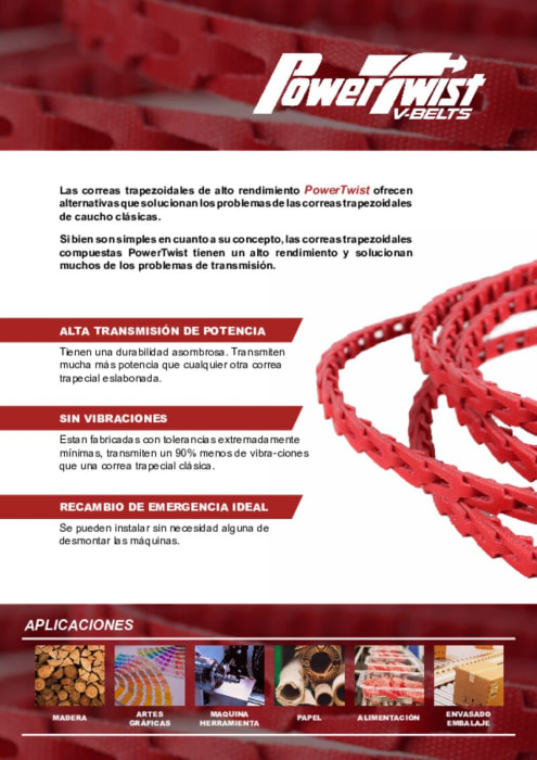 Correas POWER TWIST