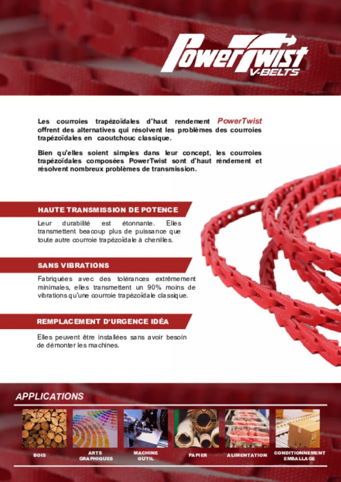 Courroie Power Twist
