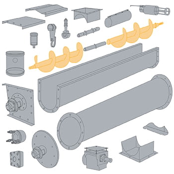 DESPIECE DEL TRANSPORTADOR A SINFÍN