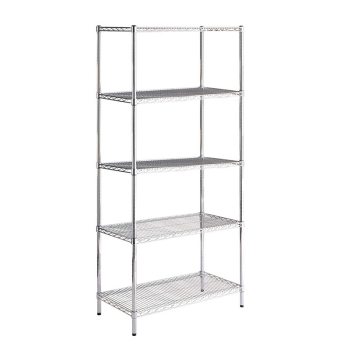 CHROME-FINISH SHELVES