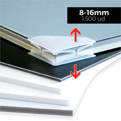 PVC extendable corner - 8/16mm - 1500 u.-1