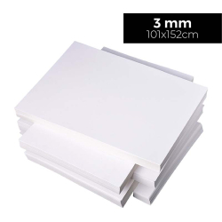 GALLERY FOAM white - 3mm - 101x152cm