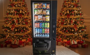 MAQUINA VENDING DE SNACKS Y BEBIDAS FRIAS FAS CRISTAL CON PAGO TARJETA Y MOVIL