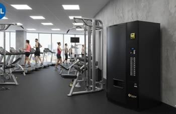 MAQUINA VENDING VENDO SVE609 AGUAS 1,5L y 1 L EXPOSICIÓN con monedero y tarjetero