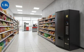 MAQUINA VENDING VENDO SVE609 AGUAS 1,5L y 1 L EXPOSICIÓN CON MONEDERO Y REGALO BILLETERO