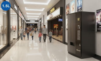 MAQUINA VENDING VENDO SVE609 AGUAS 1,5L y 1 L EXPOSICIÓN CON MONEDERO Y REGALO BILLETERO