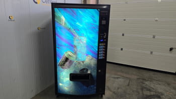 MAQUINA VENDING AZKOYEN PALMA B6 PARA AGUAS 1,5L CON MONEDERO PAYTEC NUEVO