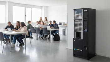 CAFETERA ESPRESSO NECTA KIKKO RY - RESTAURADA Y VINILADA CON MONEDERO DE CAMBIO PAYTEC NUEVO