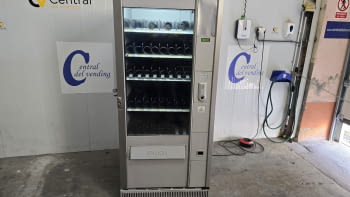 MAQUINA EXPENDEDORA VENDING DE SNACKS Y BEBIDAS FRIAS BIANCHI CON MONEDERO DE CAMBIO PAYTEC