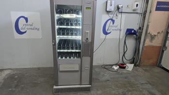 MAQUINA EXPENDEDORA VENDING DE SNACKS Y BEBIDAS FRIAS BIANCHI CON MONEDERO DE CAMBIO PAYTEC