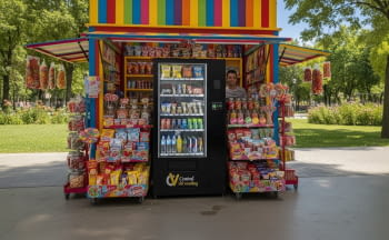 MAQUINA EXPENDEDORA VENDING SNACK Y BEBIDAS VENDO G-SNACK CON PANTALLA TACTIL CON PAGO TARJETA Y MOVIL