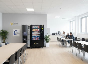 LOTE MÁQUINA VENDING BIANCHI 972 DOBLE CAFE EN GRANO Y VENDO G-SNACK CON PANTALLA TACTIL Y MONEDERO