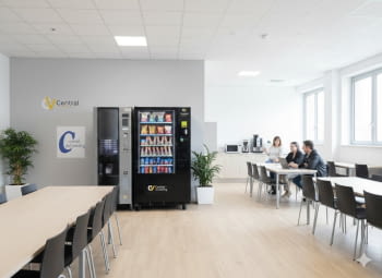 LOTE MÁQUINA VENDING BIANCHI 972 DOBLE CAFE EN GRANO Y VENDO G-SNACK CON PANTALLA TACTIL Y MONEDERO