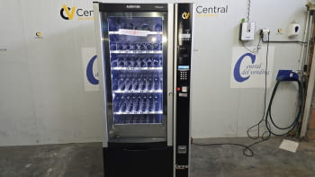 MAQUINA VENDING DE SNACKS Y BEBIDAS FRÍAS AZKOYEN H70 MISTRAL PLUS NUEVA DE EXPOSICIÓN