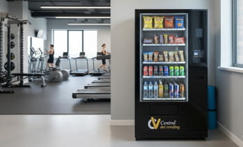 MAQUINA EXPENDEDORA VENDING SNACK Y BEBIDAS VENDO G-SNACK CON PANTALLA TACTIL CON MONEDERO DE CAMBIO Y BILLETERO