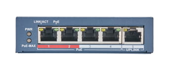Switch no administrado Fast Ethernet 10/100Mbps 4 Puertos PoE + 1 Puerto Uplink 300m 6KV - 2