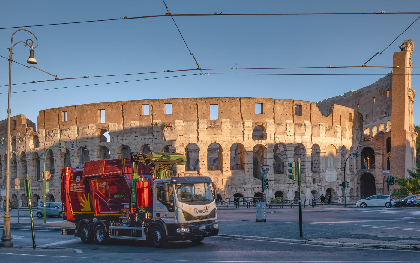 Rome embrasse l'éternité de la durabilité : PALVI avec son DULE System® et Farid Industrie SPA révolutionnent la gestion des déchets en protégeant l'histoire grâce à leur chargement bilatéral innovant