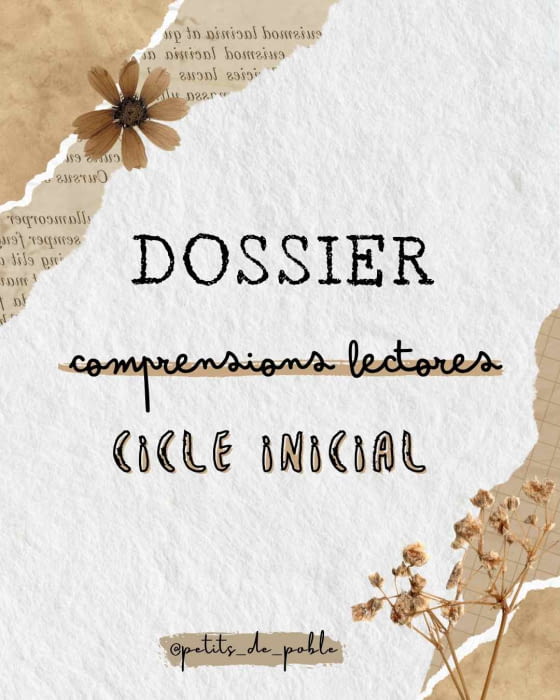 DOSIER COMPRENSIONES LECTORAS CICLO INICIAL