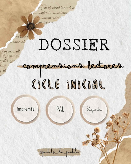 DOSIER COMPRENSIONES LECTORAS CICLO INICIAL