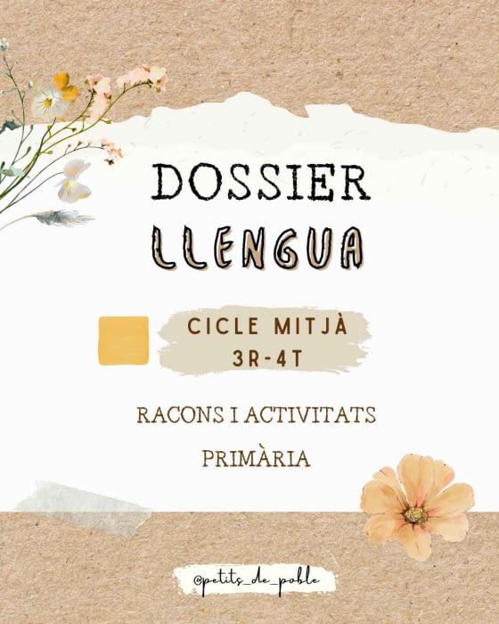 DOSIER LENGUA CICLO MEDIO
