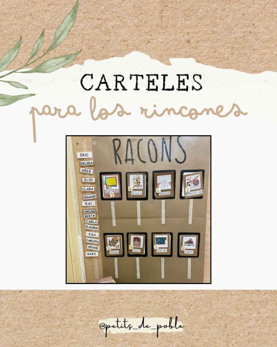 CARTELES PARA RINCONES