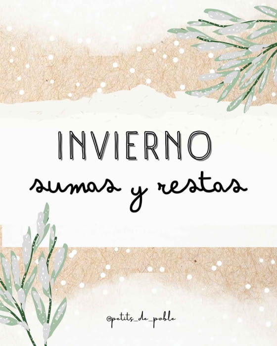 SUMAS Y RESTAS DE INVIERNO