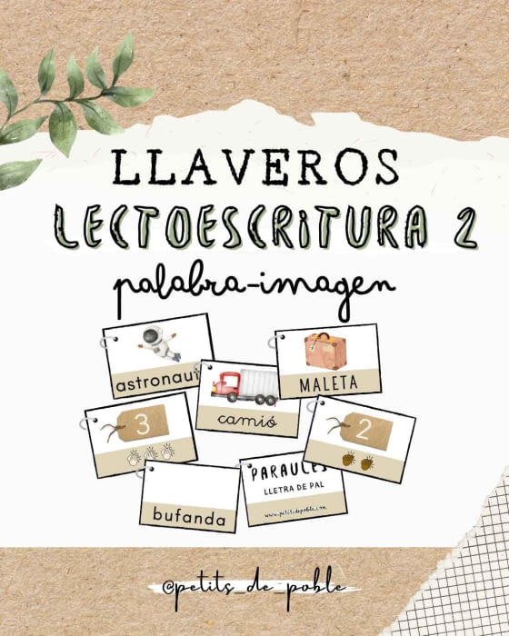 CLAUERS LECTO 2 paraules-imatge