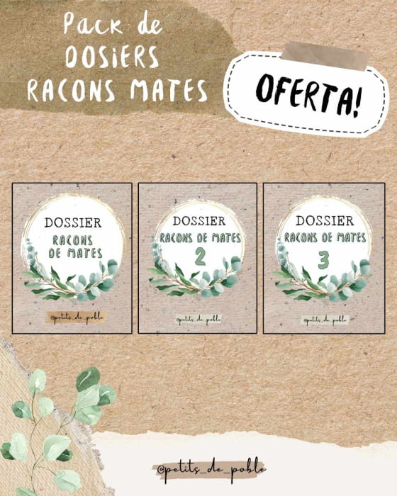 PACK DOSSIERS RACONS MATES